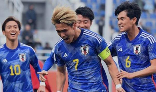 Jepang kalahkan Arab Saudi 2-1 matchday terakhir&nbsp; Grup D Piala Asia U-20 2023 di Stadion Lokomotiv, Tashkent, Kamis (9/3/2023) malam WIB. (Foto: Instagram/japanfootballassociation)