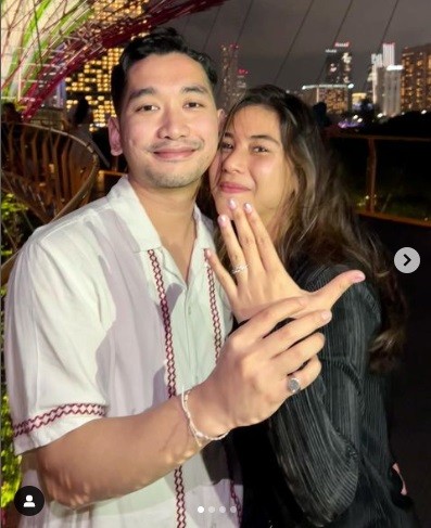 Adinda Thomas Artis dilamar di luar negeri. (Foto: instagram)