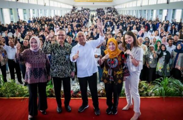 Menkop UKM Teten Masduki di Universitas Merdeka Malang. (Foto: ist)