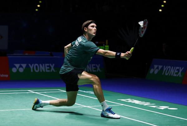 Viktor Axelsen Pebulu tangkis tunggal putra Denmark, Viktor Axelsen. (Foto: REUTERS)