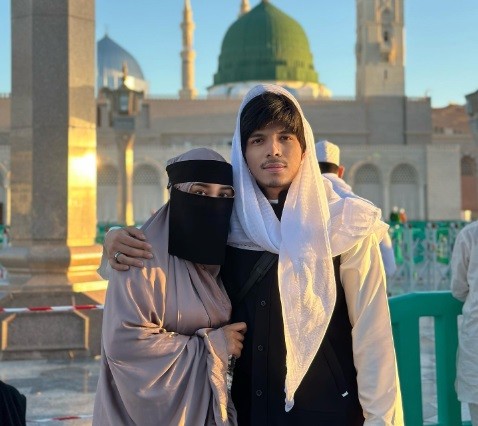 Aurel hermansyah pakai cadar. (Foto: Instagram)
