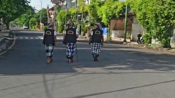 Suasana perayaan Nyepi di Bali Suasana perayaan hari Raya Nyepi di Bali. Kawasan wisata dan jalanan lengang (Bagus Alit/MNC Portal)