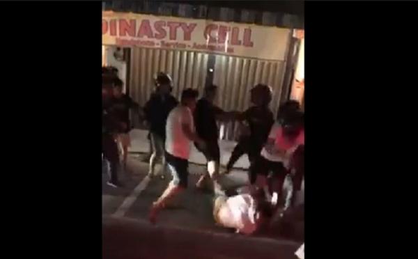 Pengeroyokan Singkawang Tangkapan layar video pengeroyokan saat balap liar di Singkawang, Minggu (26/3/2023). (Foto: Rizki Kurnia)