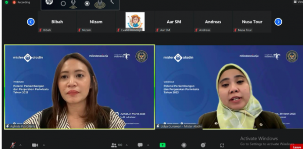Screen Shot 2023 04 04 At 11 11 24 Webinar Kemenparekraf bersama Mister Aladin. (Foto: dok Kemenparekraf)