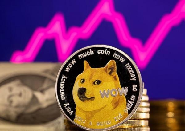Mata uang kripto Dogecoin. (Foto: Reuters)