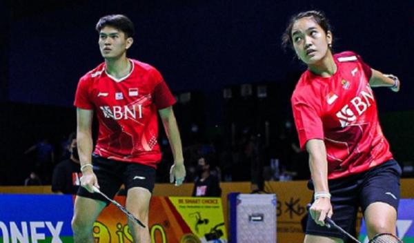 Adnan Maulana/Nita Violina Marwah Ganda campuran Indonesia, Adnan Maulana/Nita Violina Marwah menang comeback atas duo Malaysia Chan Peng Soon/Cheah Yee See pada perempat final Orleans Masters (Foto: PBSI)