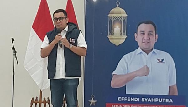Ketua DPW Partai Perindo DKI Jakarta, Effendi Syahputra. (Foto MPI).