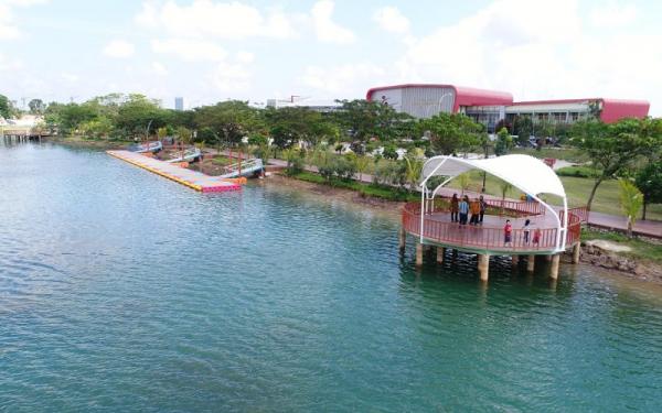 Danau Jakabaring Tempat wisata di Palembang Danau Jakabaring. (Foto: Dok/Jakabaringsportcity)