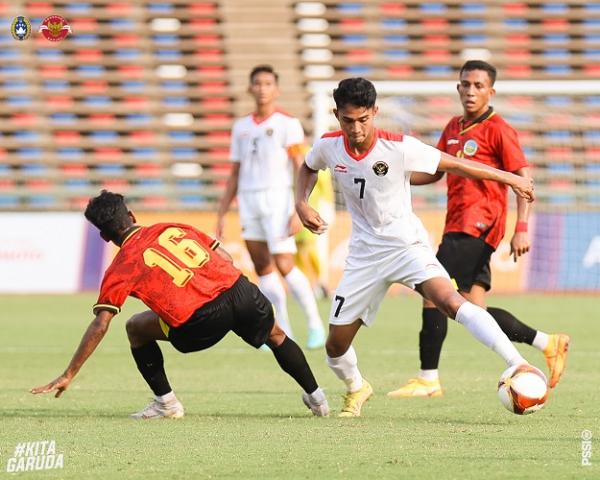 Timnas Indonesia menang Klasemen Grup A Sepak Bola SEA Games 2023 mengalami perubahan, hari ini, Minggu (7/5/2023). (foto: PSSI)