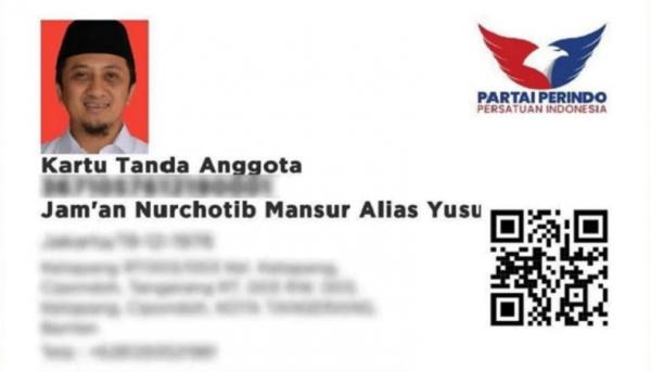 yusuf mansur Ustaz Yusuf Mansur (UYM) bergabung dengan Partai Perindo. (Foto dok IG Hary Tanoesoedibjo).
