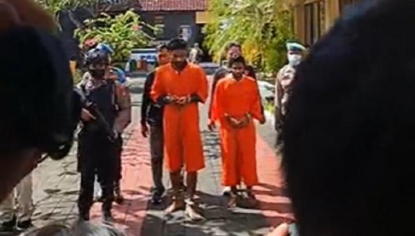 Wna India Pembunuh 2 WNA India tersangka pembunuhan di Denpasar, Bali. (Foto: Polresta Denpasar))