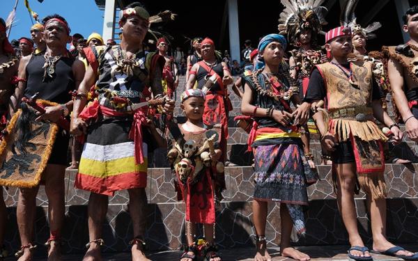 Ant Suku Dayak 2 Suku di Indonesia. (foto: ist)