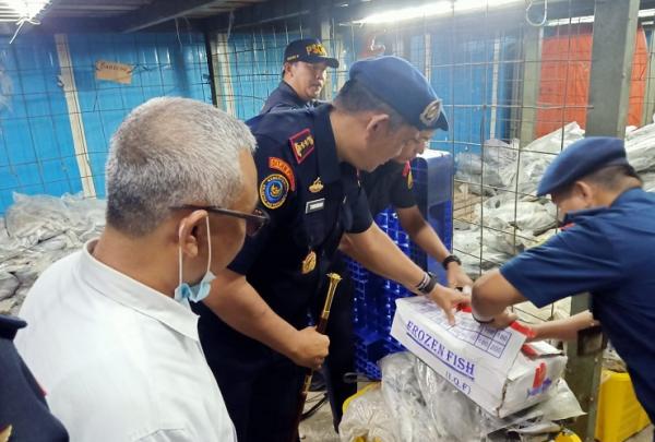 KKP Segel Ikan Impor di Palembang (Foto: dok KKP)
