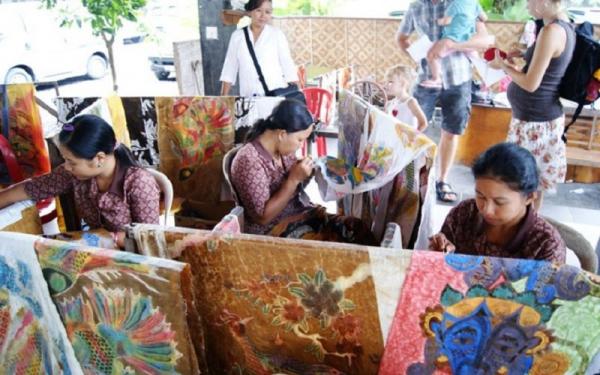 Daerah Penghasil Batik Di Bali Kampung Batik Tohpati di Desa Kesiman, Denpasar. (Foto: Kintamani.id)