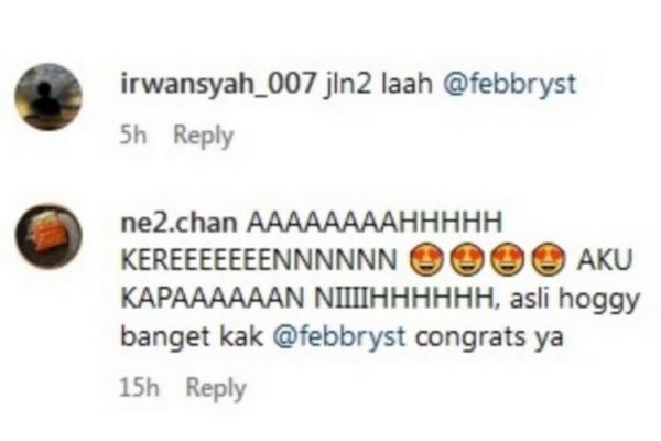 Febbry Flash Sale Rp1 Komentar Komentar netizen di unggahan Febbry.