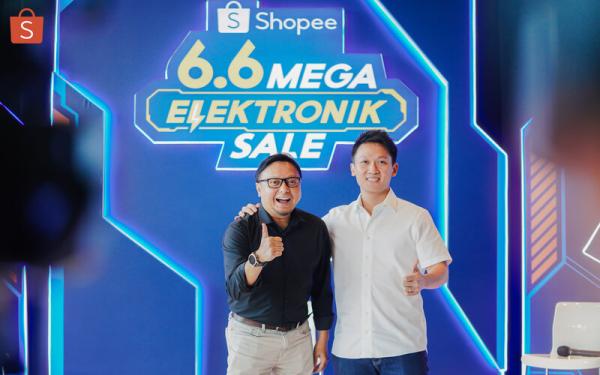 BincangShopee 6.6 bersama Dhiarcom dan Daniel BincangShopee 6.6 Mega Elektronik Sale: Daya Tarik Kreasi Konten Visual bersama Dhiarcom dan Daniel Minardi.