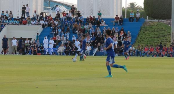 Prabowo Indra Sjafri Persib U-17 Menteri Pertahanan (RI), Prabowo Subianto menyaksikan laga pertandingan persahabatan Persib U-17 melawan tim anak-anak muda Indonesia di Aspire Academy, Qatar (31/5). Pada momen itu, dia didampingi pelatih Timnas U-22, Indra Sjafri. (Foto: Ist)