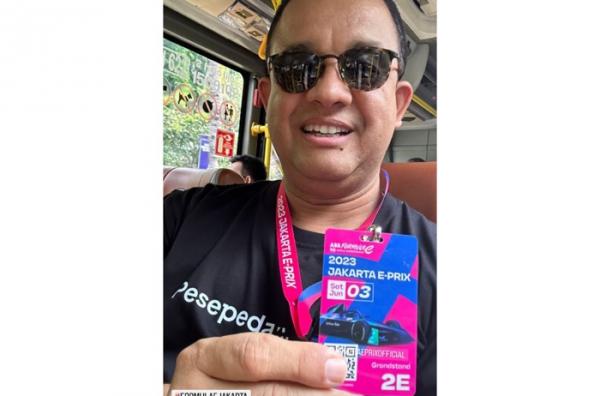 Anies Baswedan Nonton Formula E Anies Baswedan Nonton Formula E (Dok. Anies Baswedan)