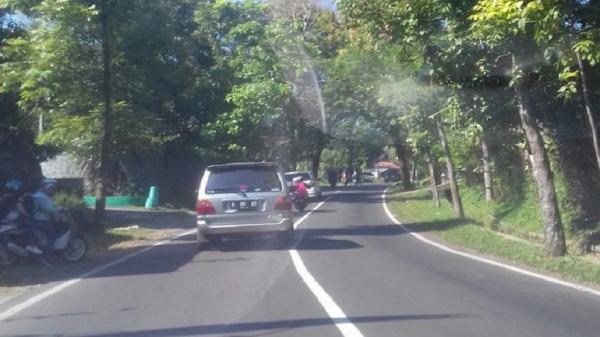Jalur Purwakarta-Wanayasa merupakan peninggalan Kerajaan Pajajaran. Jalur ini dulunya berfungsi sebagai jalur bebas hambatan atau tol. (Foto: iNews.id/Asep Supiandi)&nbsp;