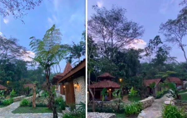 Artis punya rumah di tengah hutan. (foto: YouTube)
