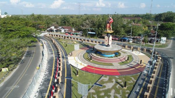 Bundaran Mahir Mahar Palangka Raya Bundaran Mahir Mahar. (Foto: dok Pemprov Kalteng)