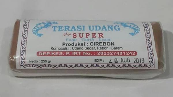 TERASI UDANG CIREBON Terasi udang Cirebon. (FOTO: ISTIMEWA)