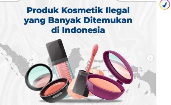Ilustrasi Kosmetik Ilegal BPOM merilis 13 daftar kosmetik berbahaya. (foto: Instagram)