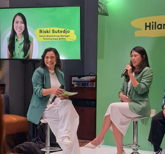 Senior Brand Group Manager Feminine Care Softex Riski Sutedjo. (Foto: dok Okezone/Agustina Wulandari)
