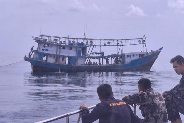 Penertiban kapal KKP (Foto: dok KKP)