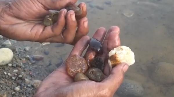 Warga Bireun Aceh Berburu Batu Akik Warga Bireun Aceh Berburu Batu Akik (Foto: iNews/Syukri Syarifuddin)