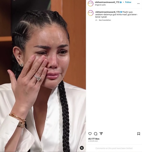 Caption Nikita Mirzani Shopee Unggahan viral Nikita Mirzani di akun Instagram. (Foto: dok Instagram @nikitamirzanimawardi_172)