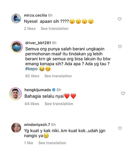 Komentar netizen pada postingan Nikita Shopee Komentar netizen pada postingan Nikita Mirzani. (Foto: dok Instagram @nikitamirzanimawardi_172)