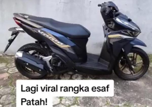 Rangka Motor Honda Patah 3