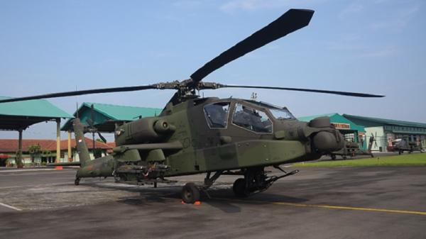 Helikopter TNI AD Helikopter AH-64 Apache milik TNI Angkatan Darat (AD). (Foto: Dok. TNI).