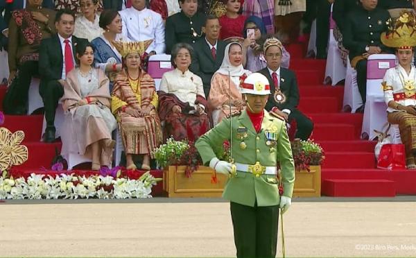 komandan upacara 17 agustus ist Kolonel Arm Joko Setiyo Kurniawan didapuk sebagai Komandan Upacara Peringatan Detik-Detik Proklamasi 17 Agustus di Istana Negara, Jakarta, Kamis (17/8/2023). (Foto: Istimewa)