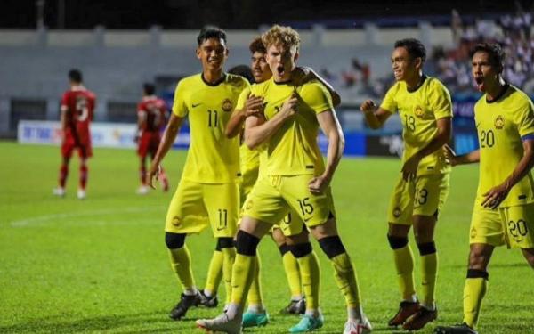 Komentar mengejutkan Fergus Tierney usai jadi supersub lawan Indonesia di Piala AFF U-23 2023 (Foto: FAM Malaysia)