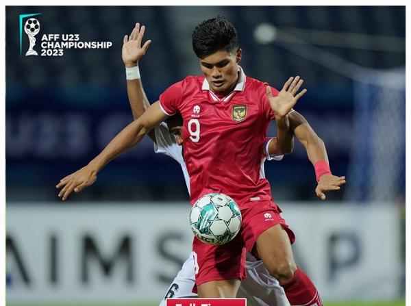 Sananta Timnas Indonesia Timnas Indonesia menang 1-0 lawan Timor Leste di grup B Piala AFF U-23 2023. Hasil ini membuat Indonesia menempati posisi runner up. (foto: twitter/theaseanball)