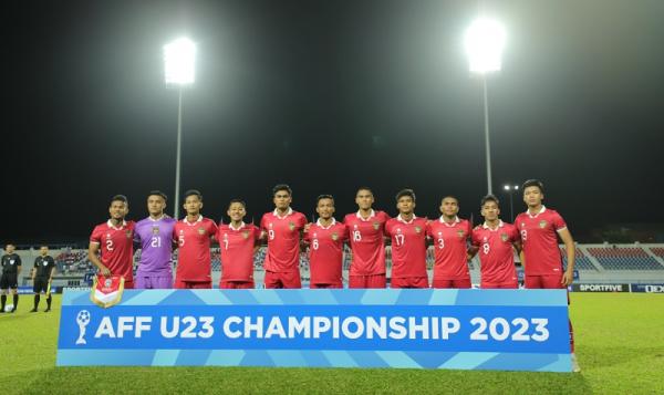 Timnas Indonesia U-23 Timnas Indonesia U-23 siap tempur vs Thailand pada semifinal Piala AFF U-23 2023 di Rayong Province Stadium, Kamis (24/8/2023) malam. (Foto: PSSI)