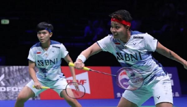 Apriyani Rahayu/Siti Fadia Silva Ramadhanti Ganda putri Indonesia, Apriyani Rahayu/Siti Fadia Silva Ramadhanti runner up BWF World Championships 2023. (Foto: PBSI)