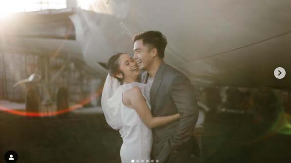 Gritte Foto prewedding Gritte Agatha dan Arif Hidayat. (Foto: Instagram)