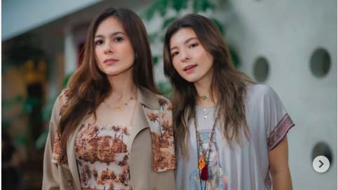 Wulan Guritno Dan Shalom Artis lawas seperti kakak beradik dengan anak. (Foto: instagram)