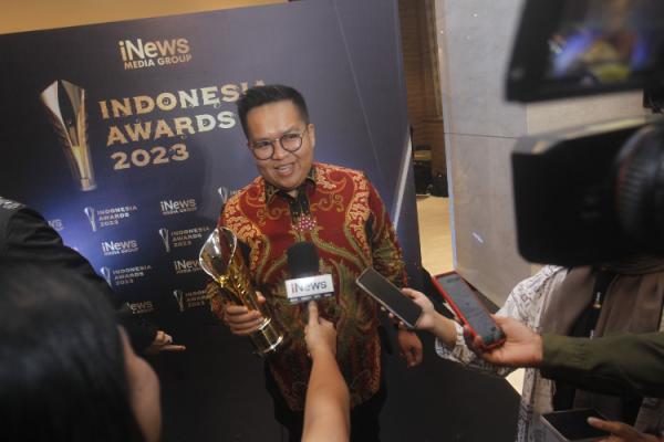 Wakil Bupati Kukar Rendi Solihin Indonesia Awards Wakil Bupati Kukar Rendi Solihin pada malam penganugerahan Indonesia Awards 2023. (Foto: dok iNews Media Group)