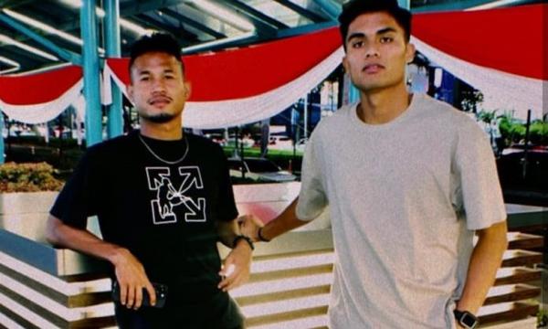 Bagas Sananta Bagas Kaffa bersama Ramadhan Sananta.