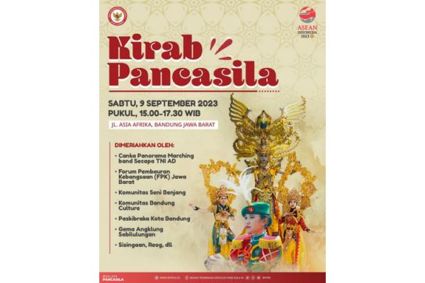 Badan Pembinaan Ideologi Pancasila (BPIP) akan menggelar Penganugerahan Ikon Prestasi Pancasila di Gedung Merdeka dan Kirab Pancasila di Jalan Asia-Afrika. (Foto: dok BPIP)