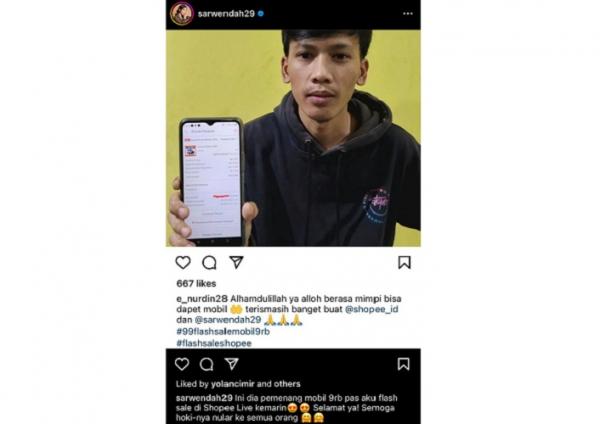 (Foto: dok Instagram @sarwendah29)