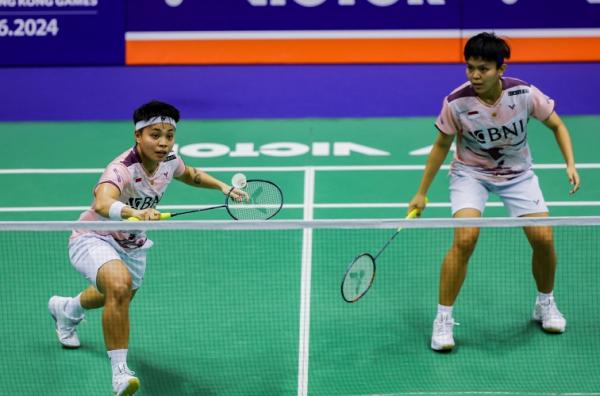 Ganda putri Indonesia Apriyani Rahayu/Siti Fadia Silva Ramadhanti. (Foto: BWF Fansite)