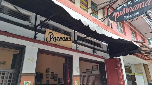 WARUNG KOPI PURNAMA Warung Kopi Purnama, Jalan Alkateri. (FOTO: ANTARA)