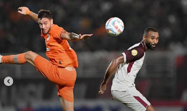 Borneo FC Vs PSM Borneo FC menang 1-0 atas PSM Makassar pada lanjutan Liga 1 di Stadion Segiri, Senin (25/9/2023) malam. (Foto: Borneo)