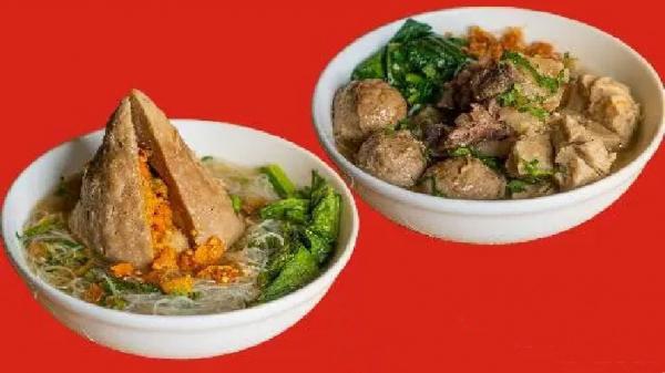BAKSO TENGKLENG MAS BAMBANG Dua dari sekian menu di kedai Bakso Tengkleng Mas Bambang. (FOTO: istimewa)