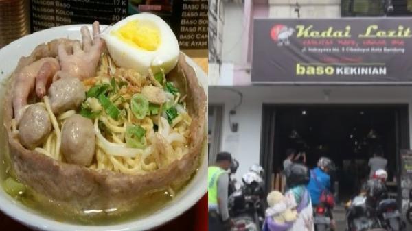 Baso BERANAK KEDAI LEZIT Baso beranak dalam sumur Kedai Lezit. (FOTO: ISTIMEWA)